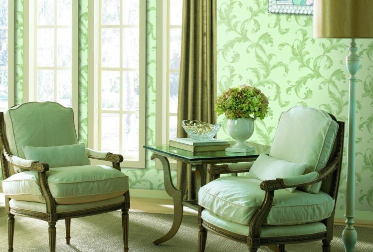 Green Painted Rooms